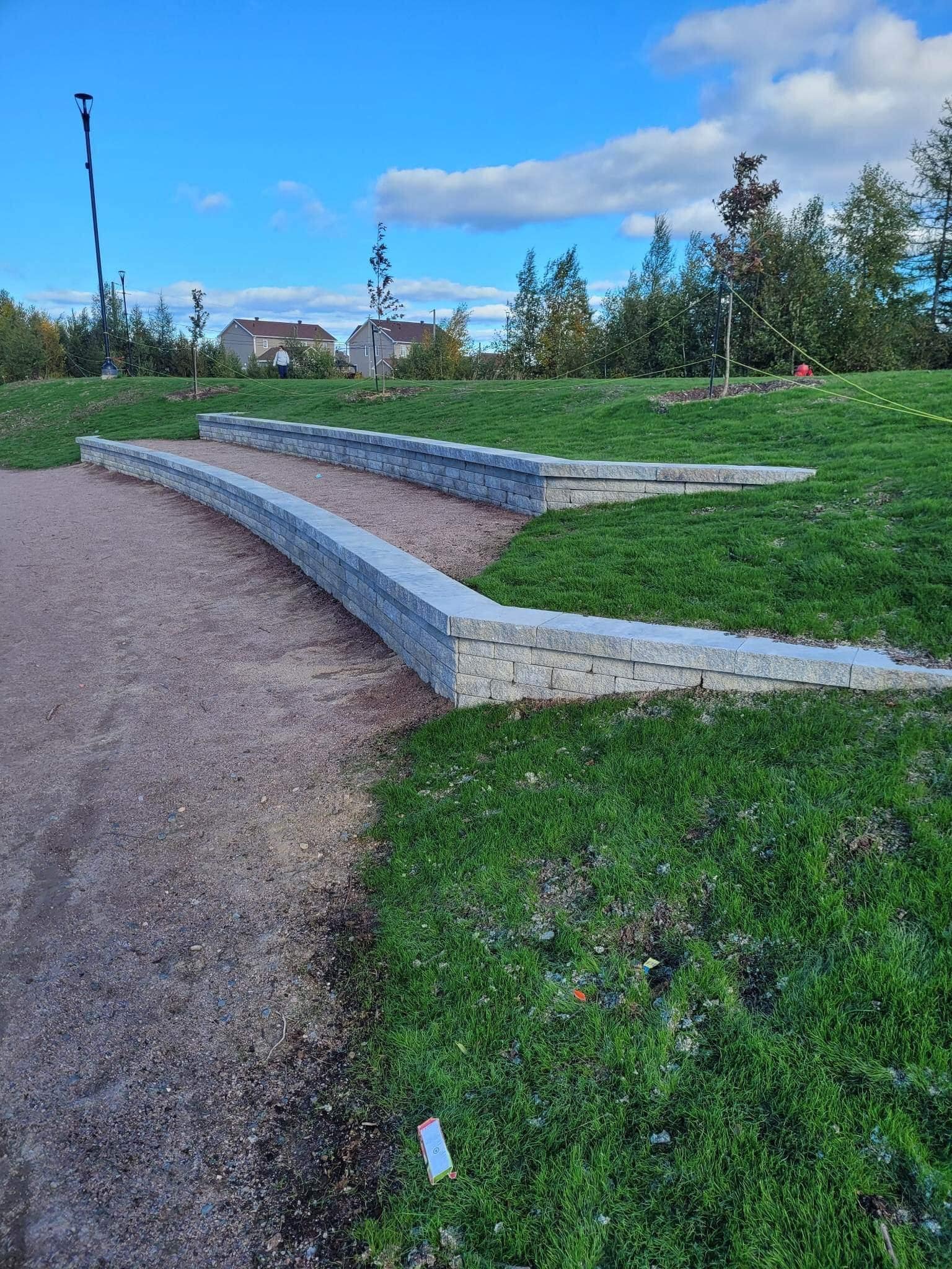 Murets et aménagement